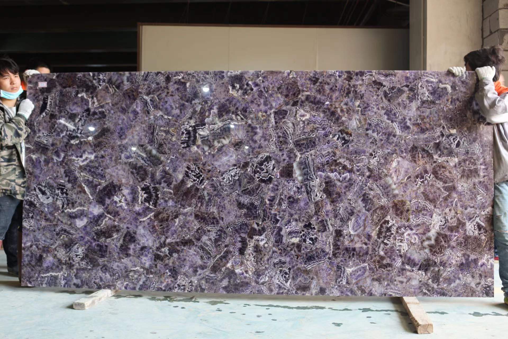 Semi-precious stone slab-17